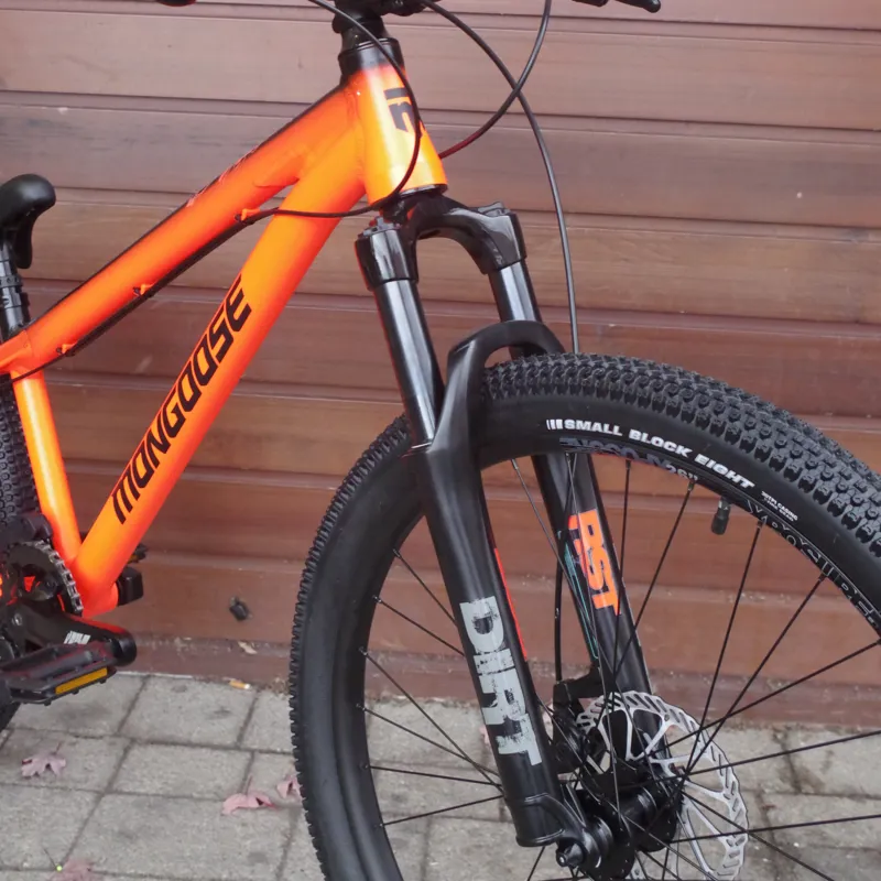 Mongoose orange mountain bike deals